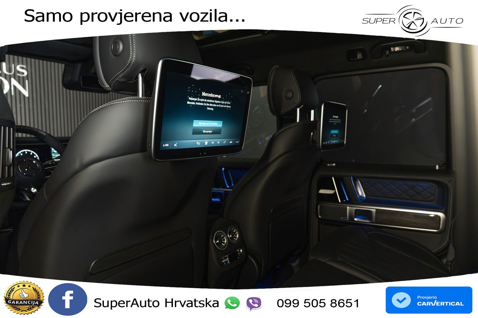 Mercedes AMG G 63 Long V8 (585 KS) 4MATIC 9G-TRONIC AMG SPEEDSHIFT TCT Superior LED+GR SJED+ACC