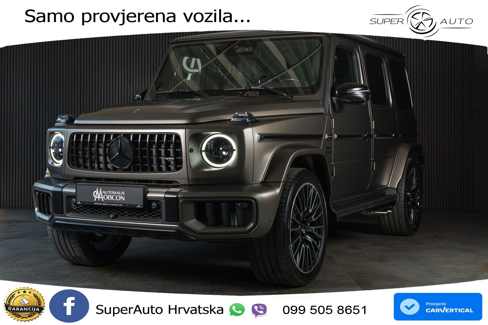 Mercedes AMG G 63 Long V8 (585 KS) 4MATIC 9G-TRONIC AMG SPEEDSHIFT TCT Superior LED+GR SJED+ACC