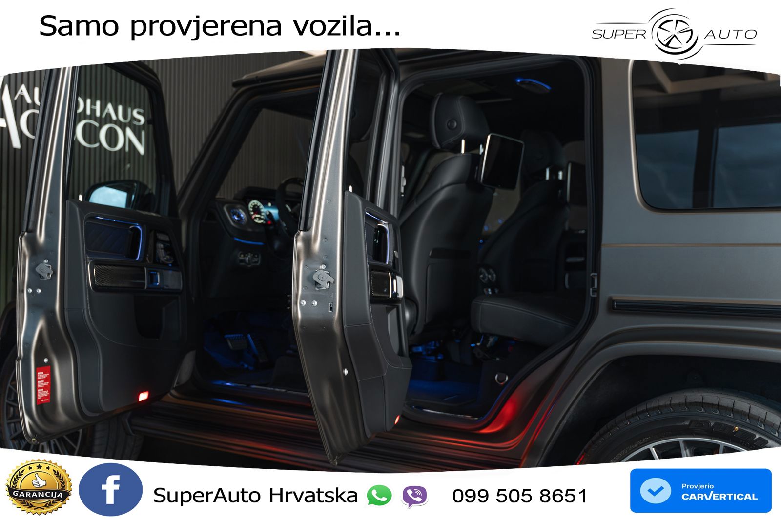 Mercedes AMG G 63 Long V8 (585 KS) 4MATIC 9G-TRONIC AMG SPEEDSHIFT TCT Superior LED+GR SJED+ACC
