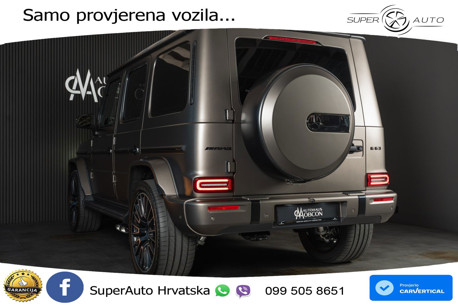 Mercedes AMG G 63 Long V8 (585 KS) 4MATIC 9G-TRONIC AMG SPEEDSHIFT TCT Superior LED+GR SJED+ACC