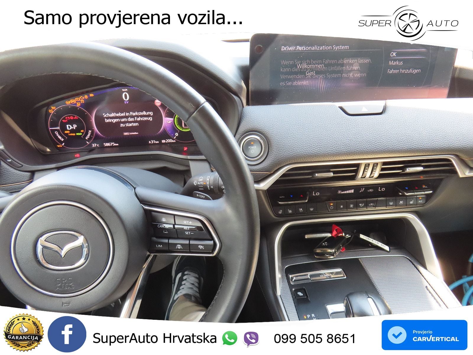 Mazda CX-60 2.5 e-Skyactiv (328 KS) AWD Automatic LED+GR SJED+ACC