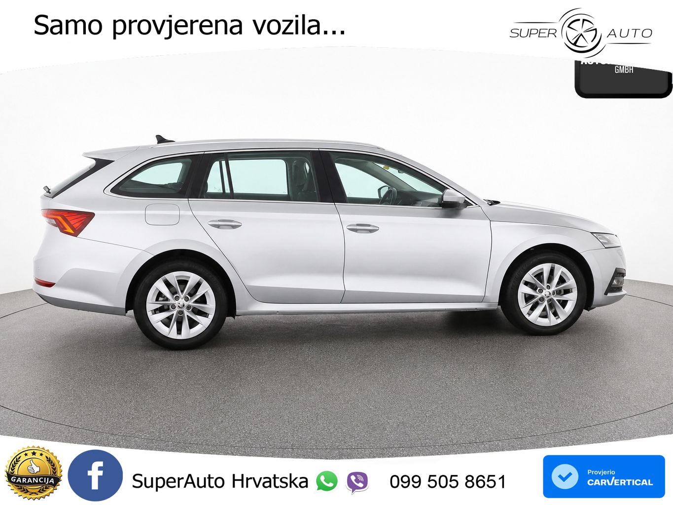 Škoda Octavia Combi 2.0 TDI (150 KS) DSG LED+GR SJED+ACC