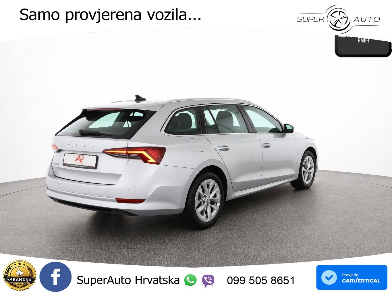 Škoda Octavia Combi 2.0 TDI (150 KS) DSG LED+GR SJED+ACC