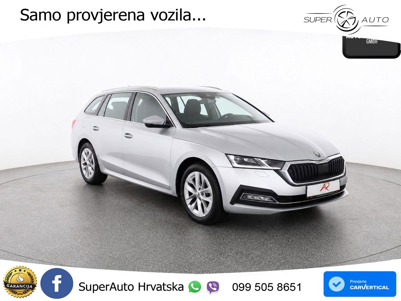 Škoda Octavia Combi 2.0 TDI (150 KS) DSG LED+GR SJED+ACC