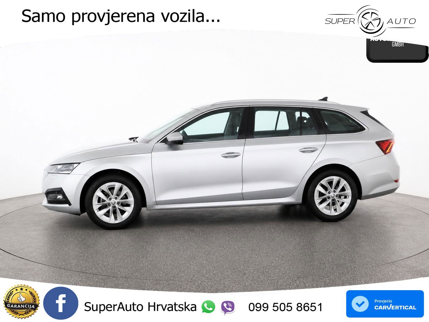 Škoda Octavia Combi 2.0 TDI (150 KS) DSG LED+GR SJED+ACC