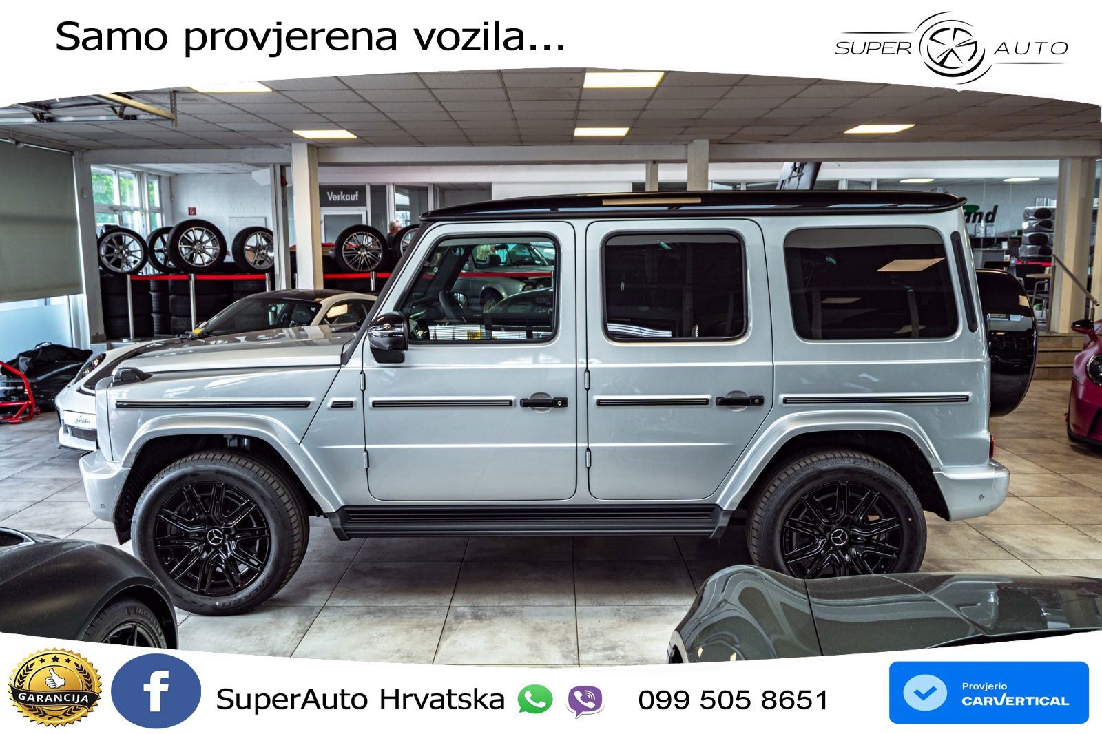 Mercedes G 450d Long (367 KS) 4MATIC 9G-TRONIC Superior ZRAČNI+ACC+GR SJED+360+PANO