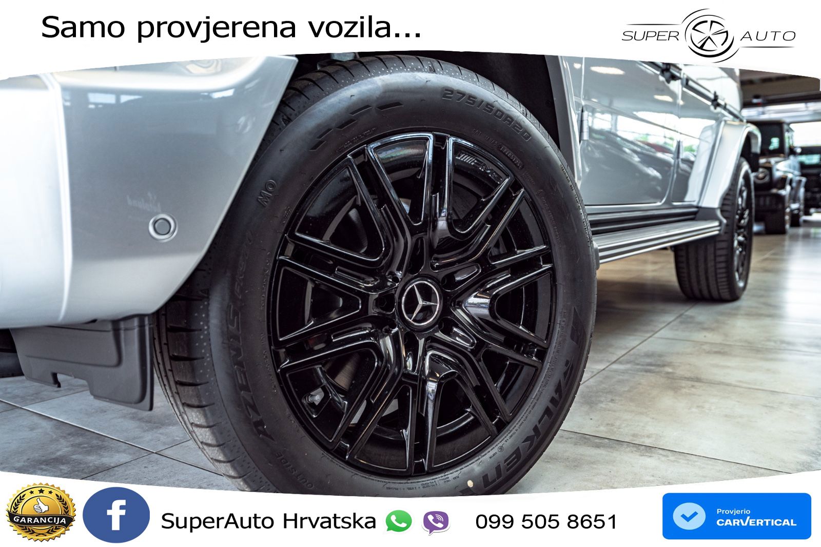 Mercedes G 450d Long (367 KS) 4MATIC 9G-TRONIC Superior ZRAČNI+ACC+GR SJED+360+PANO