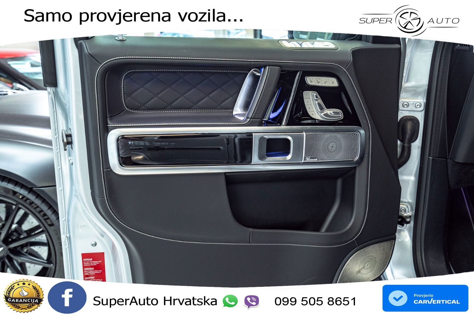 Mercedes G 450d Long (367 KS) 4MATIC 9G-TRONIC Superior ZRAČNI+ACC+GR SJED+360+PANO