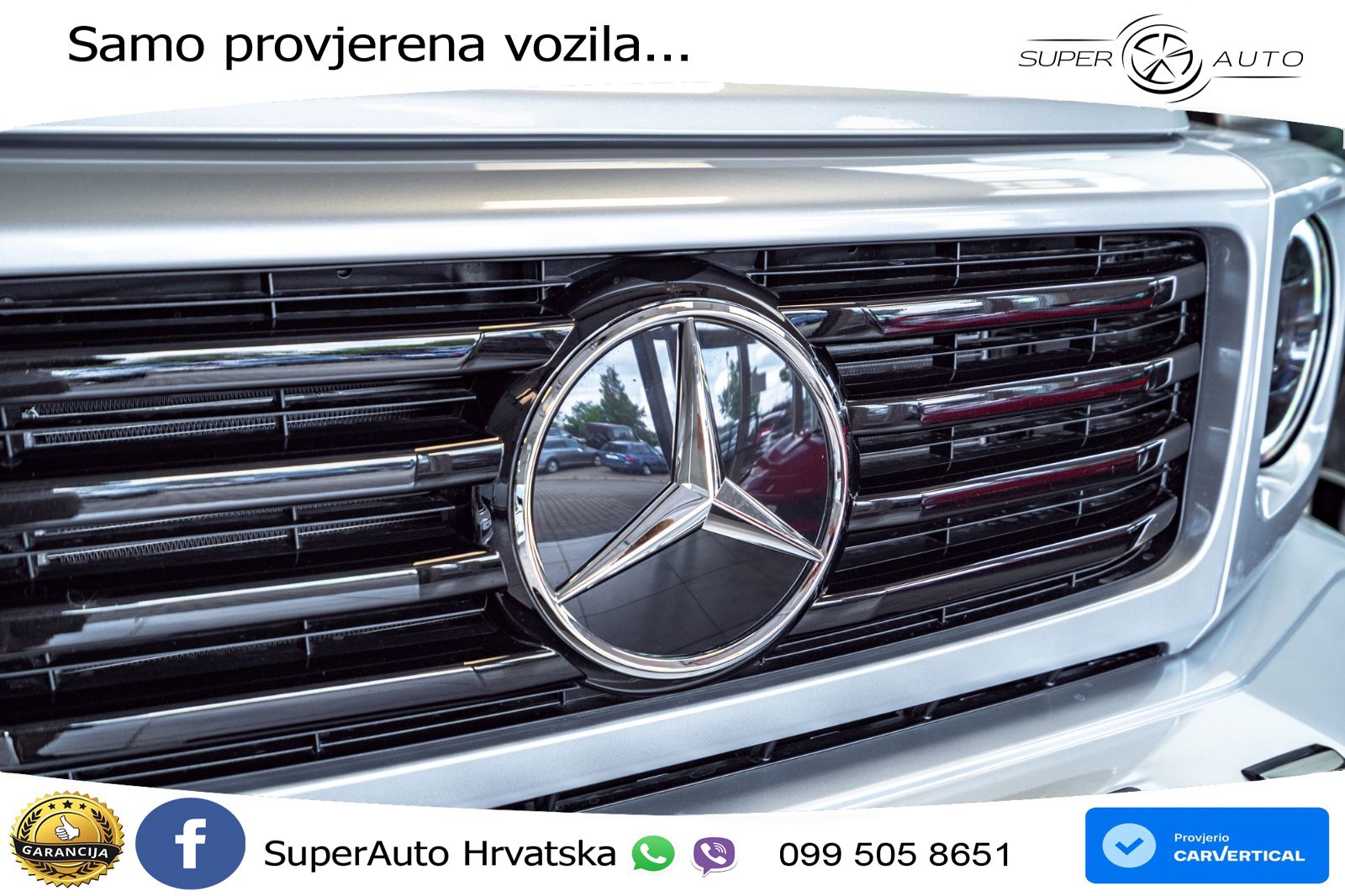 Mercedes G 450d Long (367 KS) 4MATIC 9G-TRONIC Superior ZRAČNI+ACC+GR SJED+360+PANO
