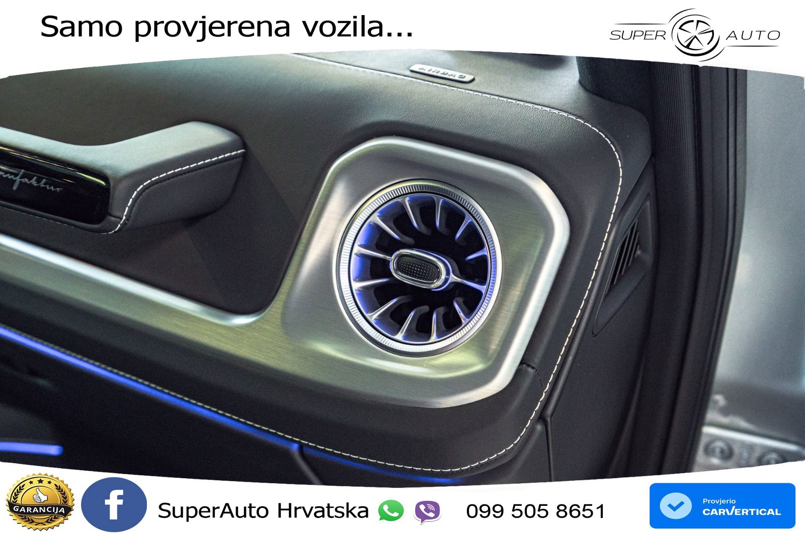 Mercedes G 450d Long (367 KS) 4MATIC 9G-TRONIC Superior ZRAČNI+ACC+GR SJED+360+PANO