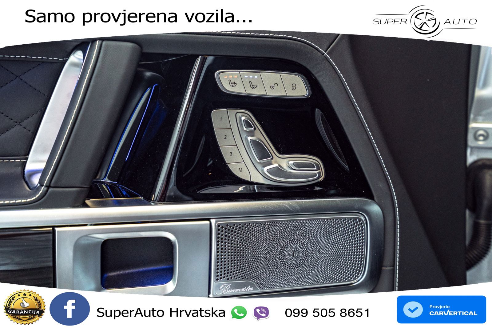 Mercedes G 450d Long (367 KS) 4MATIC 9G-TRONIC Superior ZRAČNI+ACC+GR SJED+360+PANO