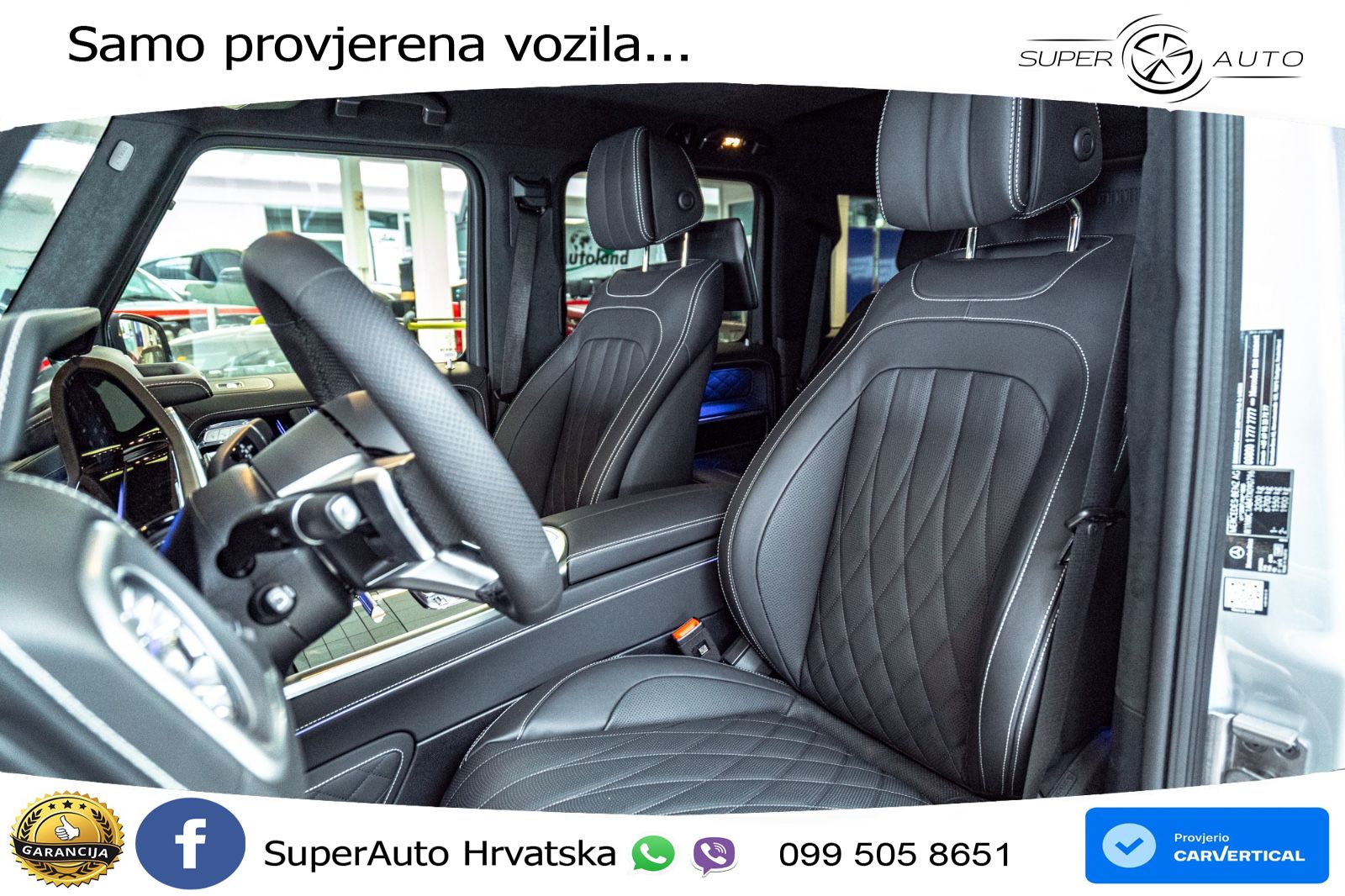 Mercedes G 450d Long (367 KS) 4MATIC 9G-TRONIC Superior ZRAČNI+ACC+GR SJED+360+PANO
