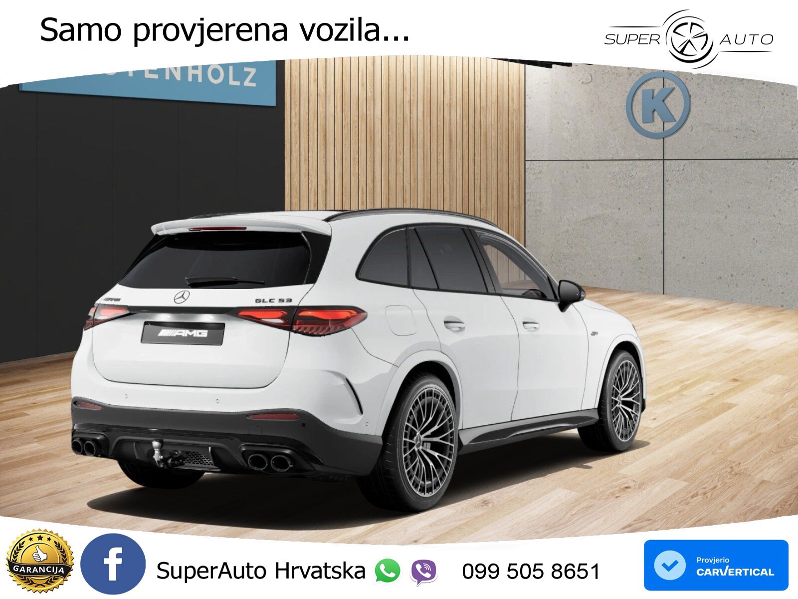 Mercedes AMG GLC 53 (449 KS) 4MATIC+ AMG SPEEDSHIFT TCT 9G ACC+GR SJED+360+PANO