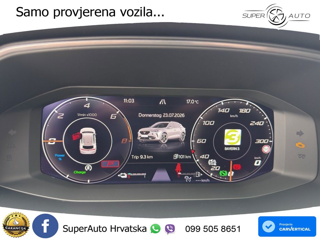 Cupra Formentor 1.4 TSI (204 KS) e-Hybrid DSG LED+GR SJED+ACC