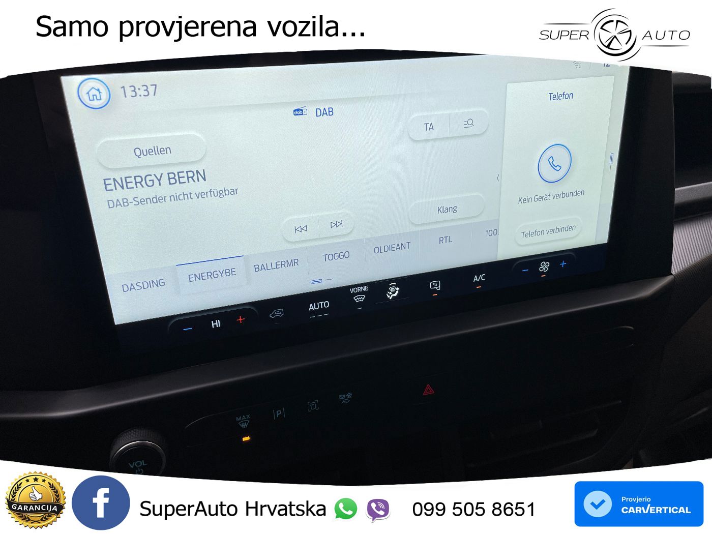 Ford Transit Custom Kasten 320 L2 Trend Navi App Klim 136 KS