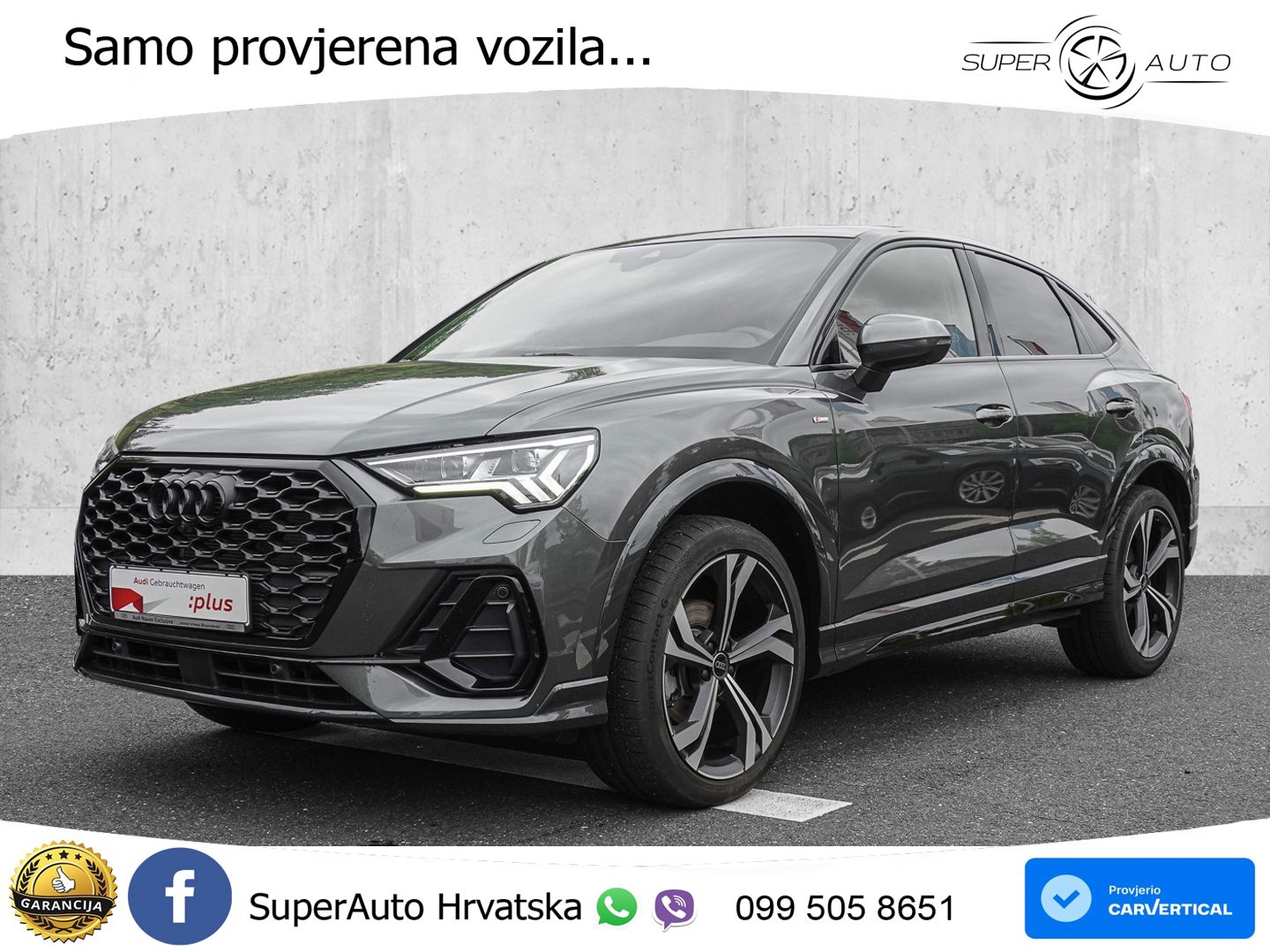 Audi Q3 III Sportback 1.5 TFSI (150 KS) S tronic S line MATRIX+GR SJED+KAM