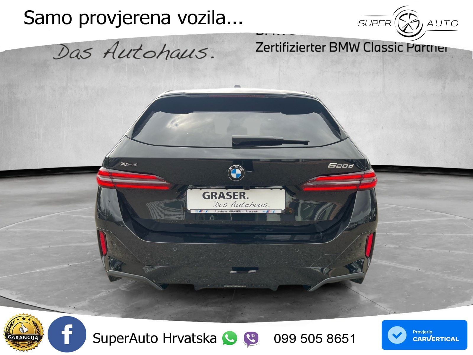 BMW 520d Touring (197 KS) xDrive Steptronic M Sport LED+GR SJED+ACC