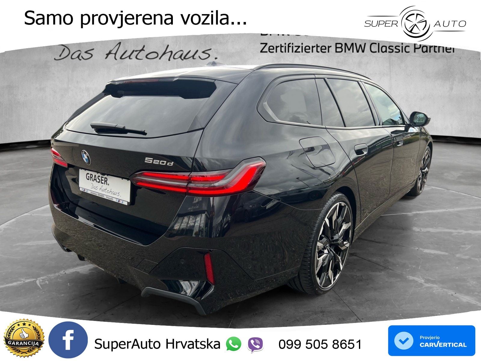 BMW 520d Touring (197 KS) xDrive Steptronic M Sport LED+GR SJED+ACC