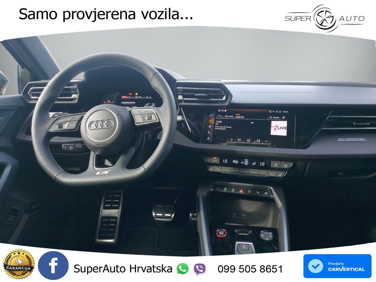Audi S3 2.0 TFSI (333 KS) quattro S tronic MATRIX+GR SJED+KAM