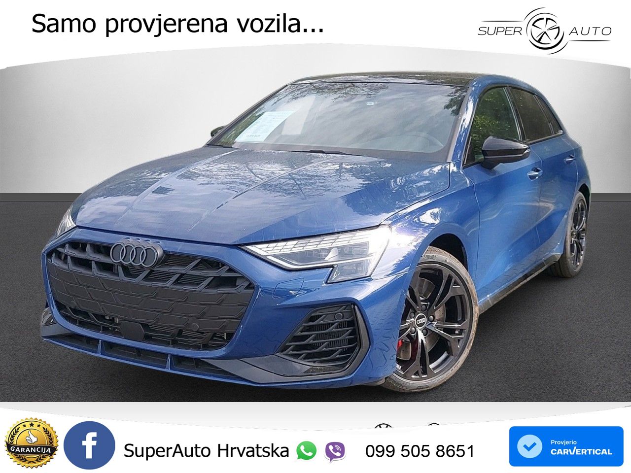 Audi S3 2.0 TFSI (333 KS) quattro S tronic MATRIX+GR SJED+KAM