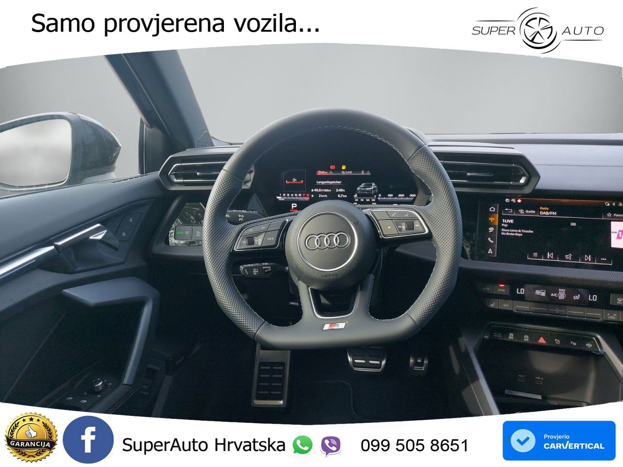 Audi S3 2.0 TFSI (333 KS) quattro S tronic MATRIX+GR SJED+KAM