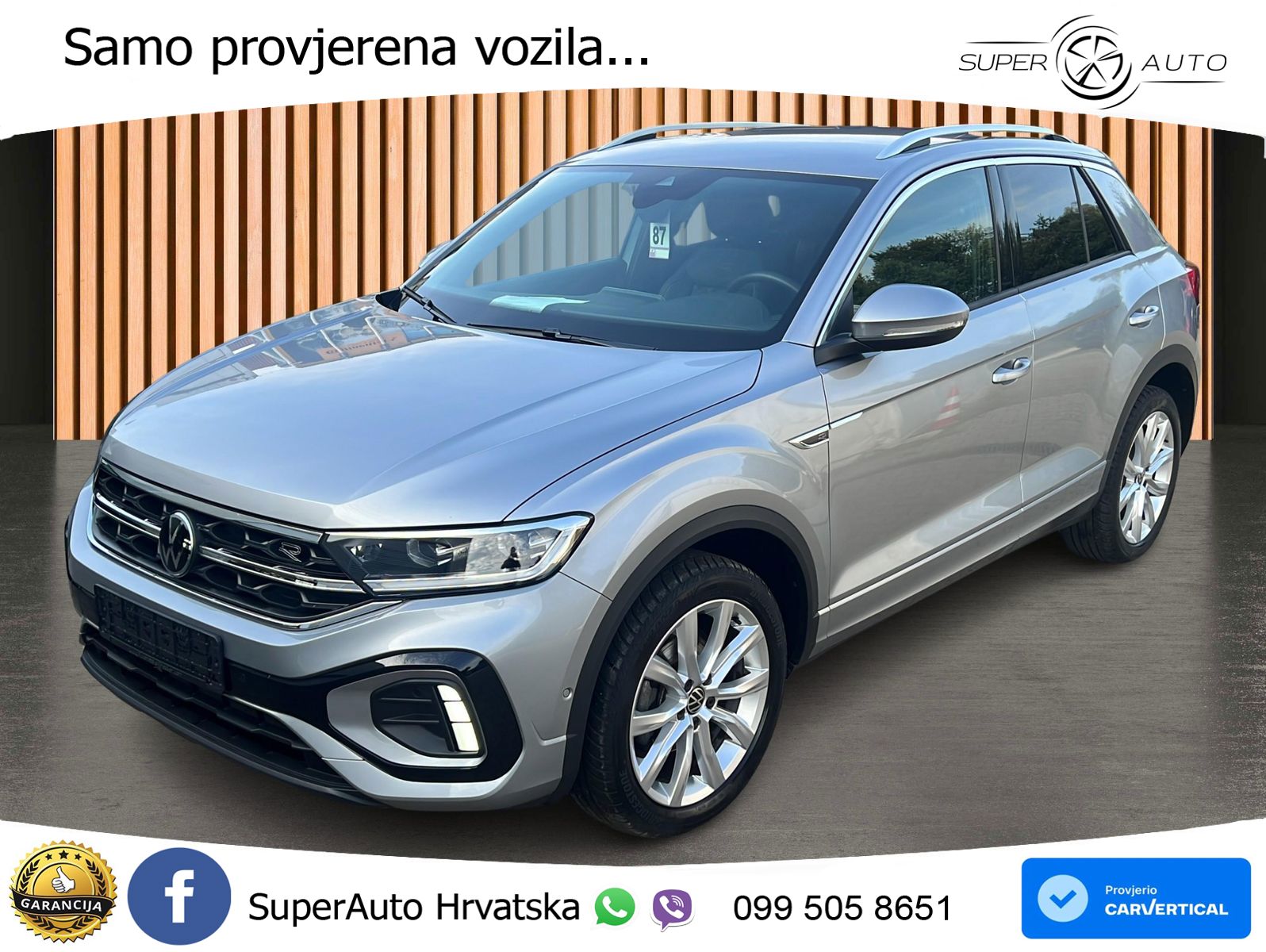 Volkswagen T-Roc 1.5 TSI (150 KS) DSG R-Line LED+GR SJED+ACC