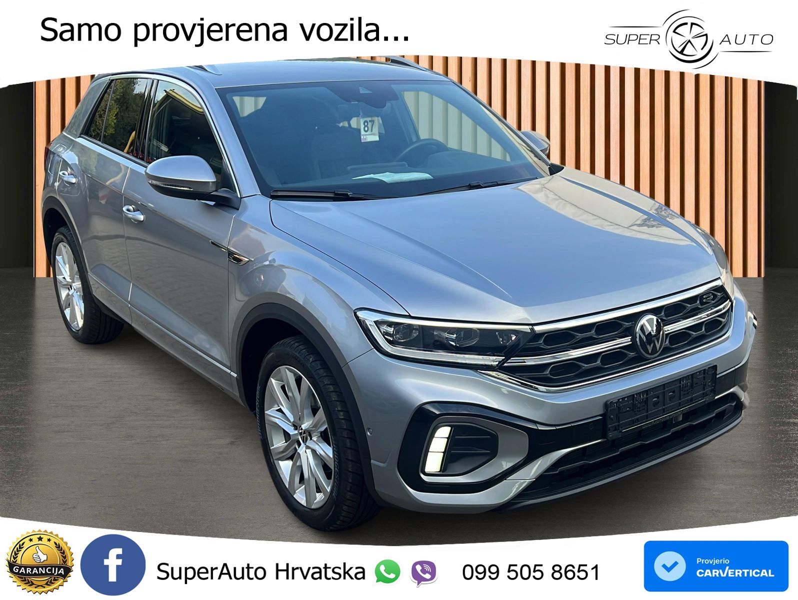 Volkswagen T-Roc 1.5 TSI (150 KS) DSG R-Line LED+GR SJED+ACC
