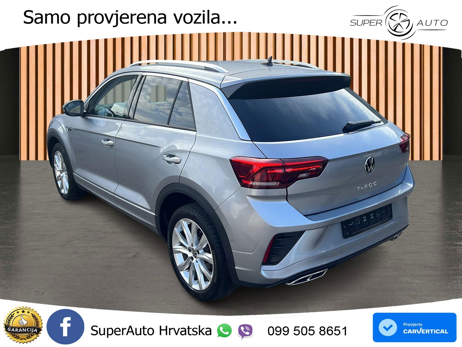 Volkswagen T-Roc 1.5 TSI (150 KS) DSG R-Line LED+GR SJED+ACC
