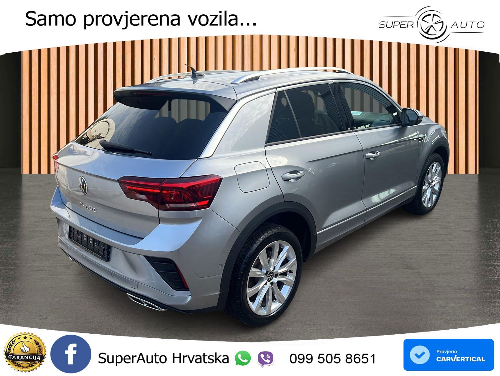 Volkswagen T-Roc 1.5 TSI (150 KS) DSG R-Line LED+GR SJED+ACC