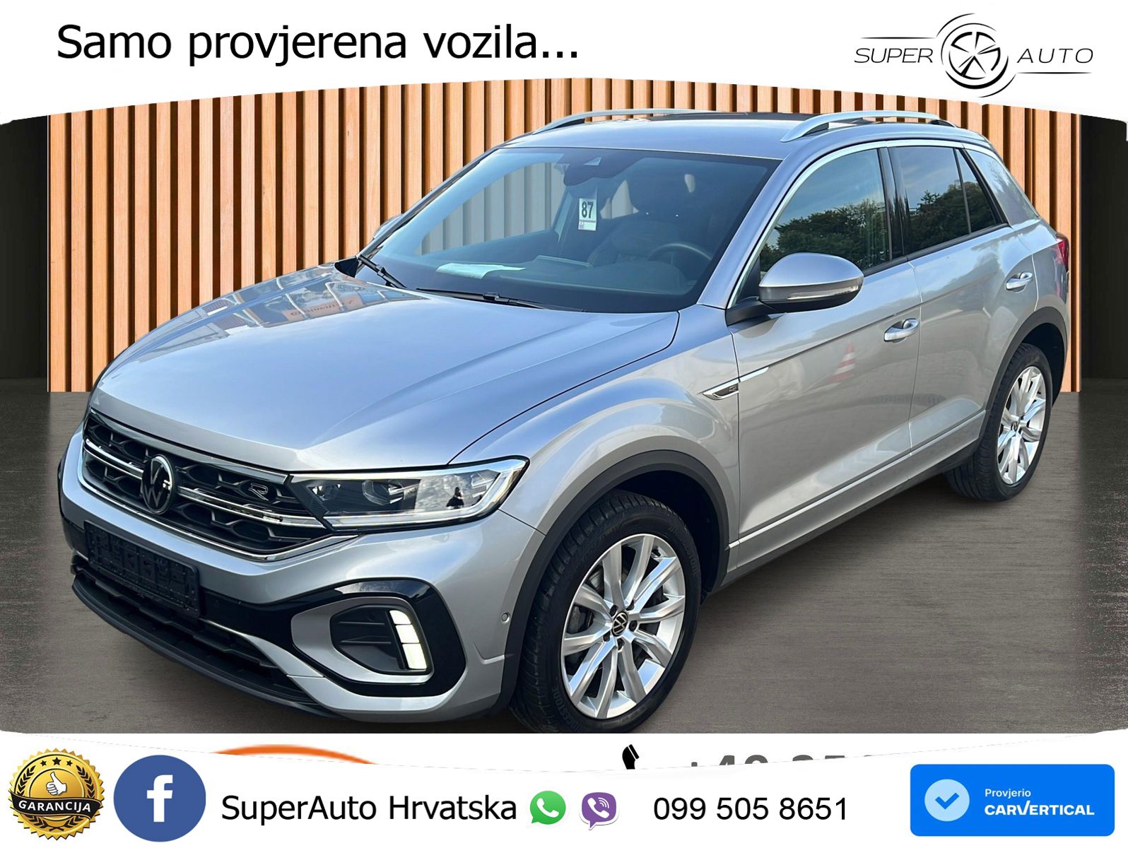 Volkswagen T-Roc 1.5 TSI (150 KS) DSG R-Line LED+GR SJED+ACC