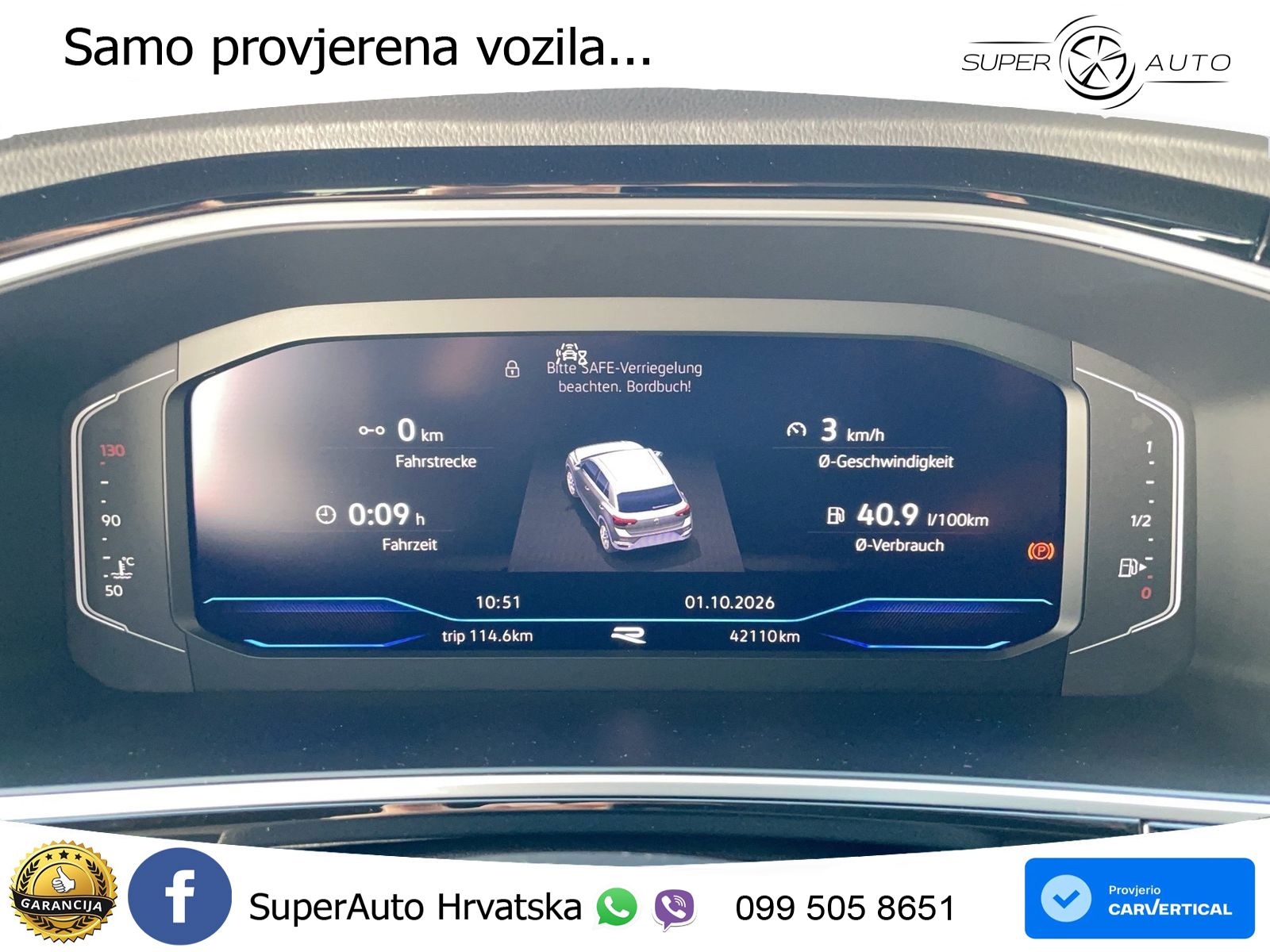Volkswagen T-Roc I R 2.0 TSI (300 KS) OPF 4M DSG LED+GR SJED+ACC
