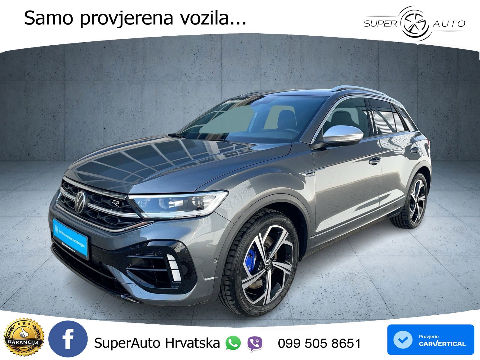 Volkswagen T-Roc I R 2.0 TSI (300 KS) OPF 4M DSG LED+GR SJED+ACC