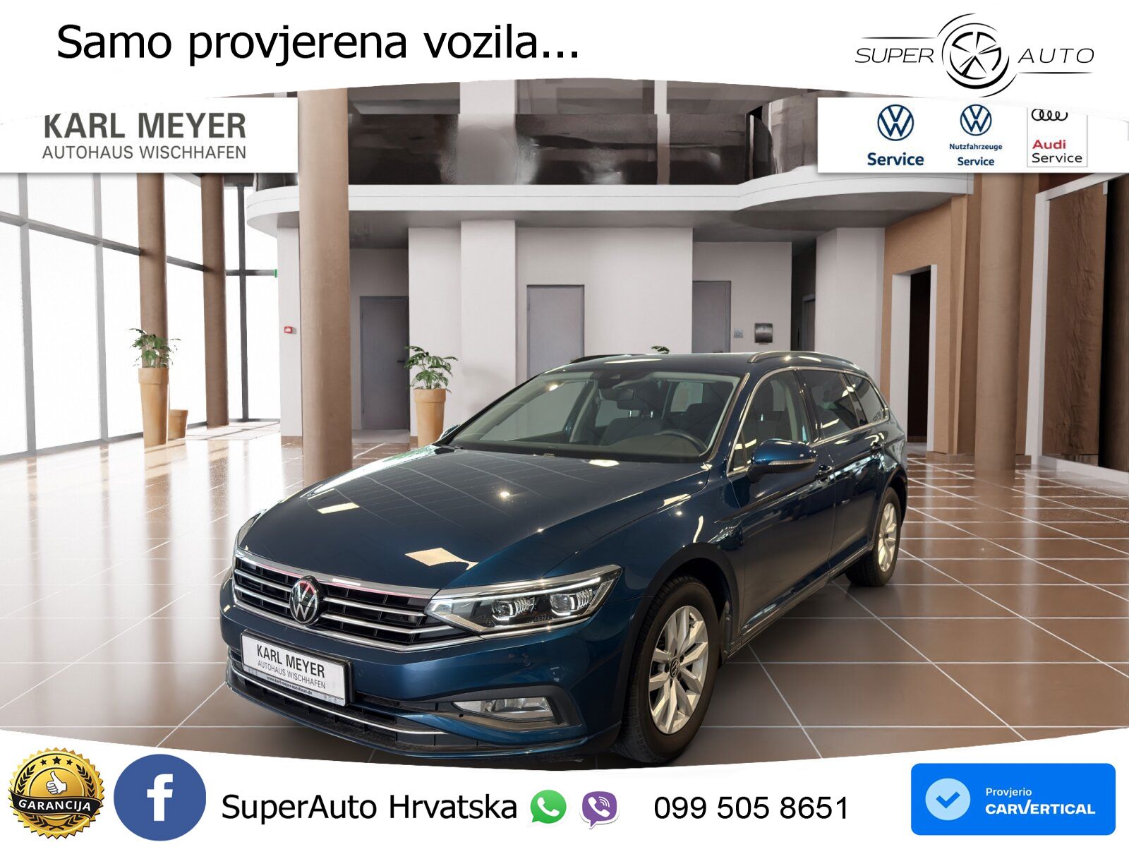 Volkswagen Passat Variant 2.0 TDI (150 KS) DSG Business LED+GR SJED+ACC