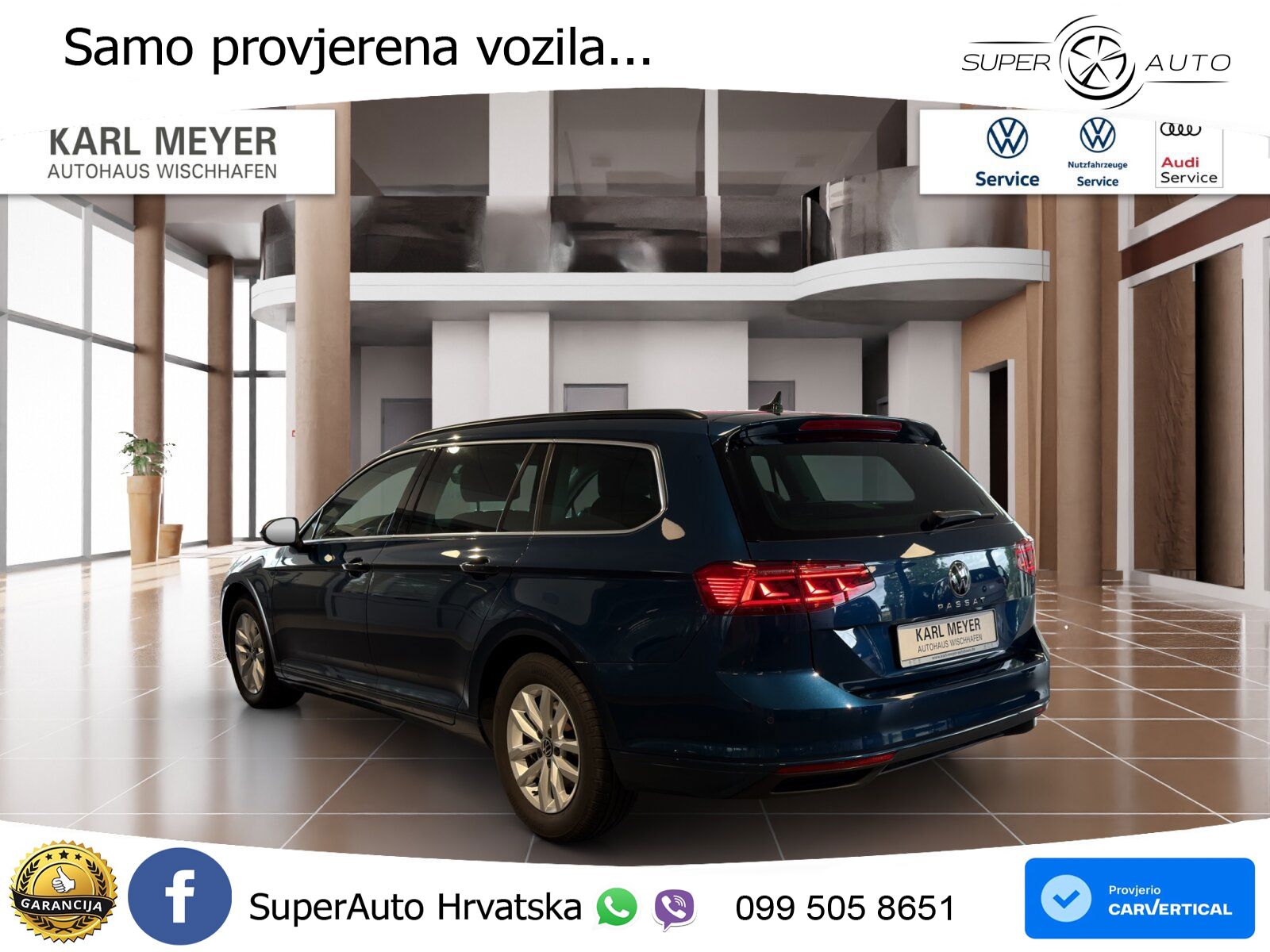 Volkswagen Passat Variant 2.0 TDI (150 KS) DSG Business LED+GR SJED+ACC