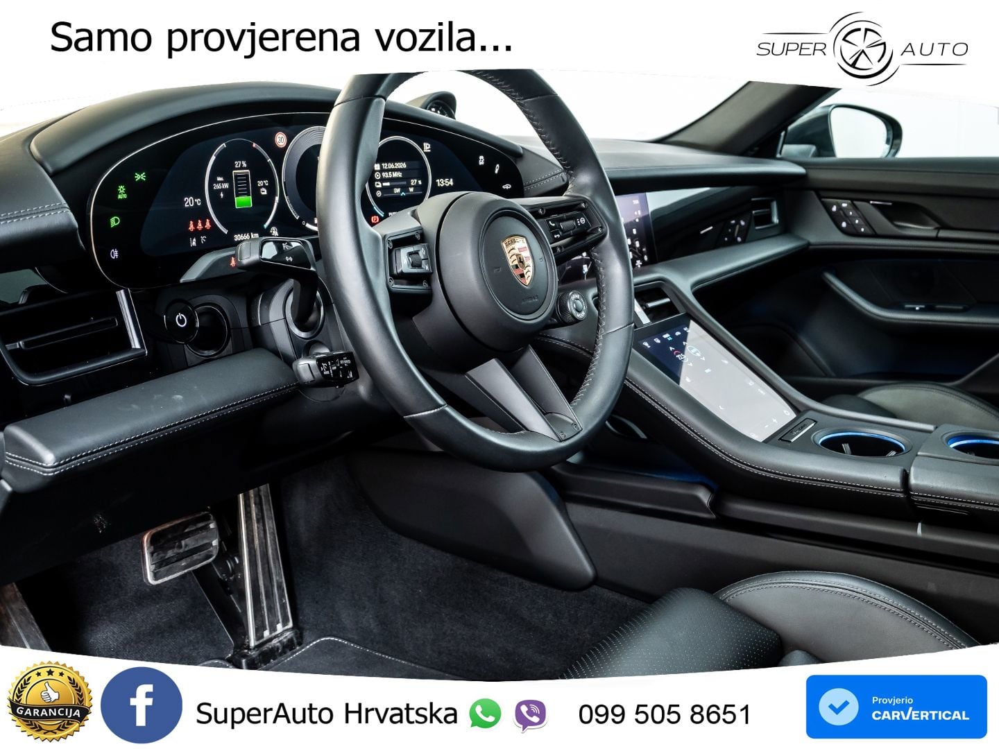 Porsche Taycan Sport Turismo 4S 105 kWh (598 KS)
