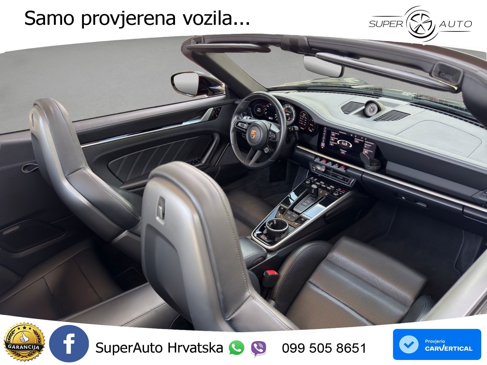 Porsche 911 Turbo S Cabriolet 3.8 (650 KS) PDK ZRAČNI+ACC+GR SJED+KAM