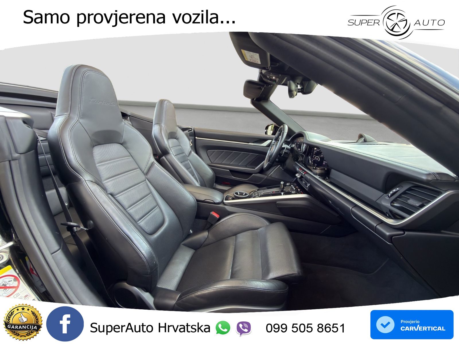 Porsche 911 Turbo S Cabriolet 3.8 (650 KS) PDK ZRAČNI+ACC+GR SJED+KAM