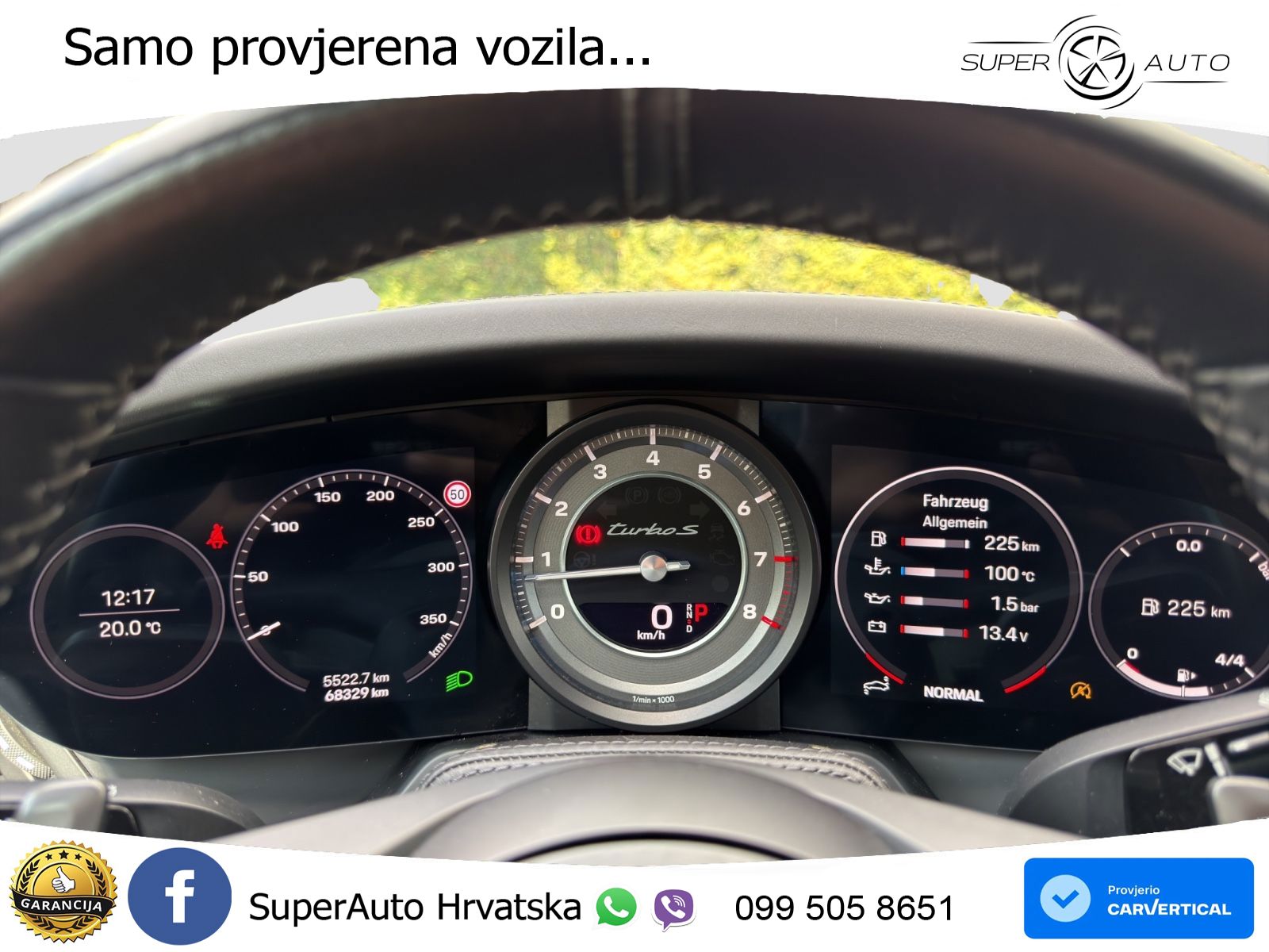 Porsche 911 Turbo S Cabriolet 3.8 (650 KS) PDK ZRAČNI+ACC+GR SJED+KAM