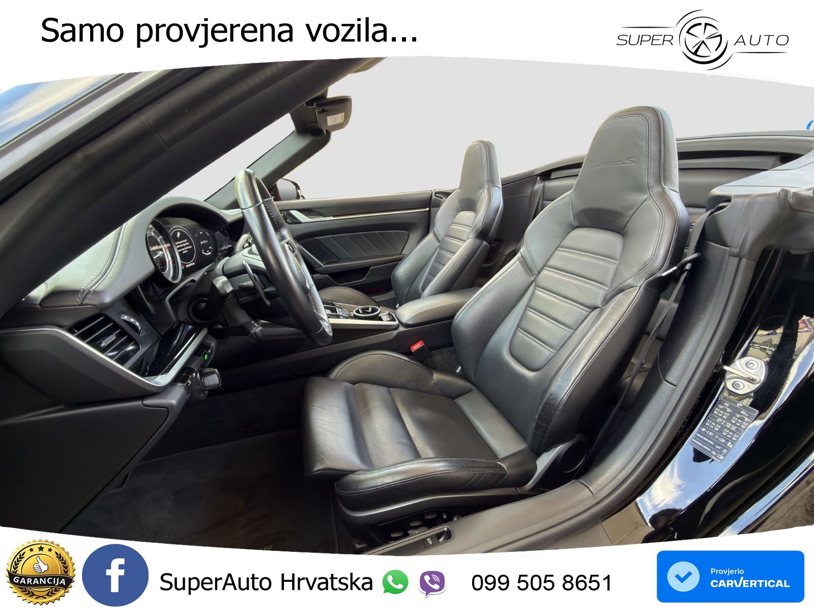 Porsche 911 Turbo S Cabriolet 3.8 (650 KS) PDK ZRAČNI+ACC+GR SJED+KAM