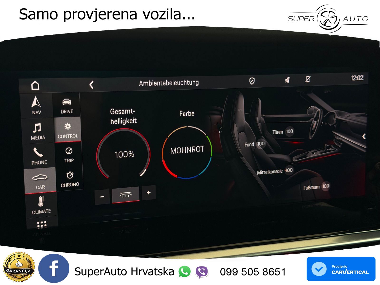 Porsche 911 Turbo S Cabriolet 3.8 (650 KS) PDK ZRAČNI+ACC+GR SJED+KAM