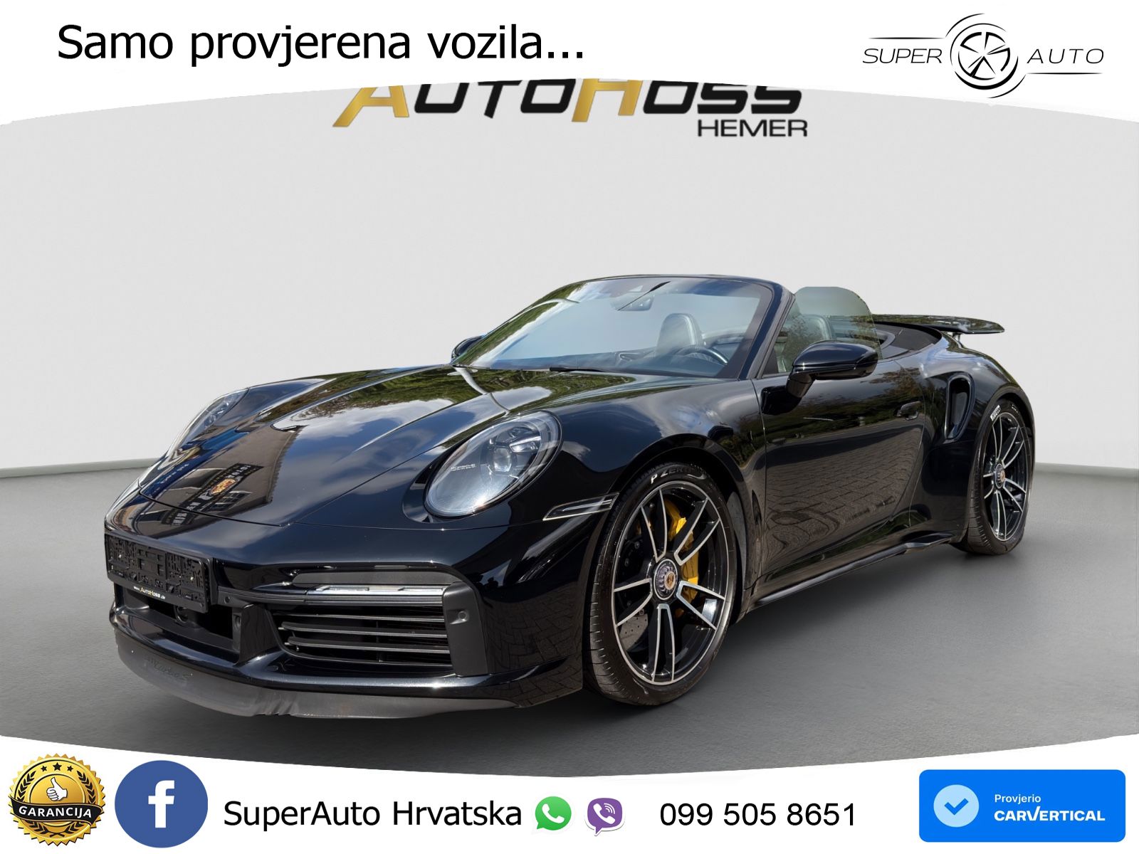 Porsche 911 Turbo S Cabriolet 3.8 (650 KS) PDK ZRAČNI+ACC+GR SJED+KAM