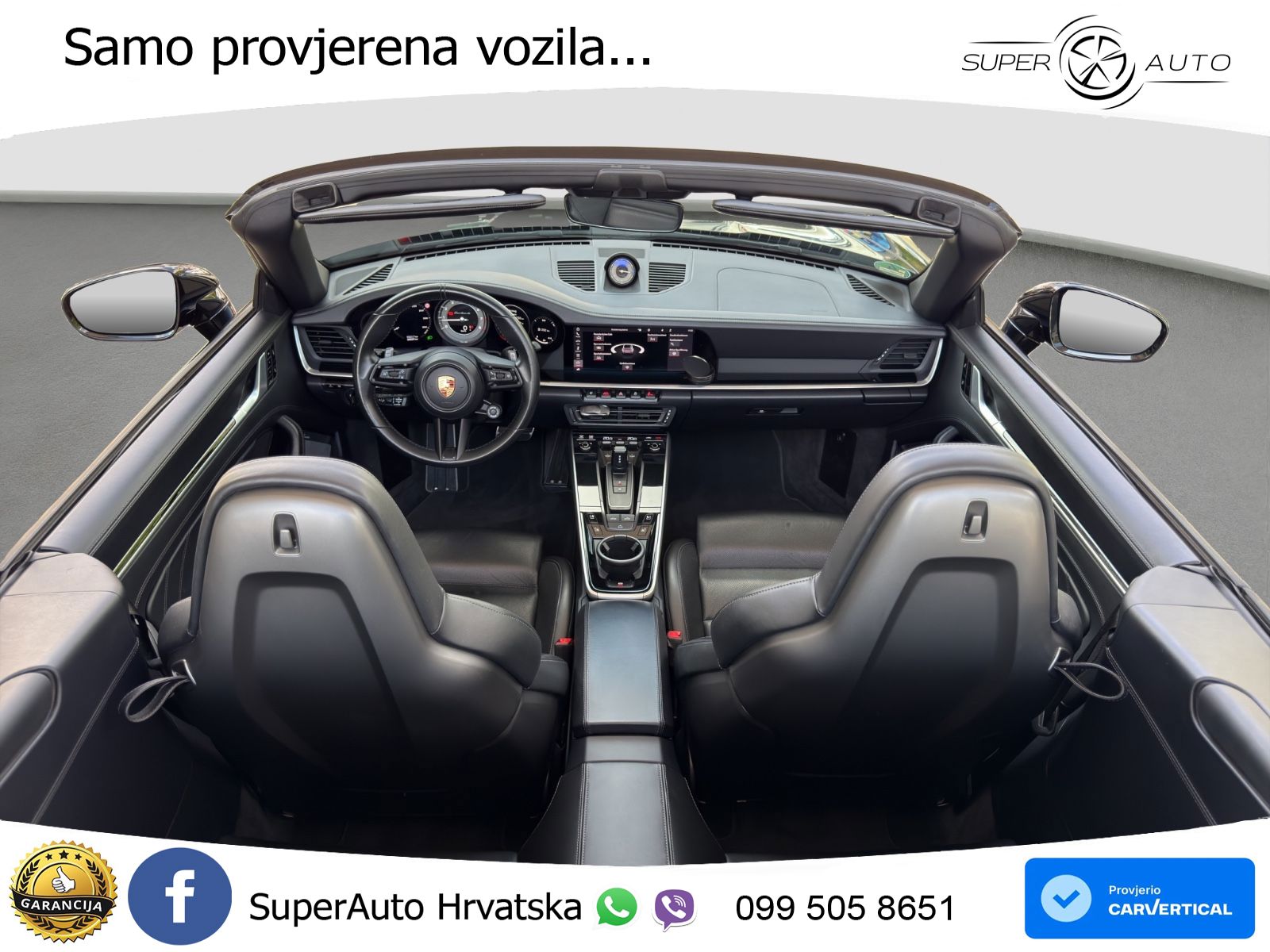 Porsche 911 Turbo S Cabriolet 3.8 (650 KS) PDK ZRAČNI+ACC+GR SJED+KAM