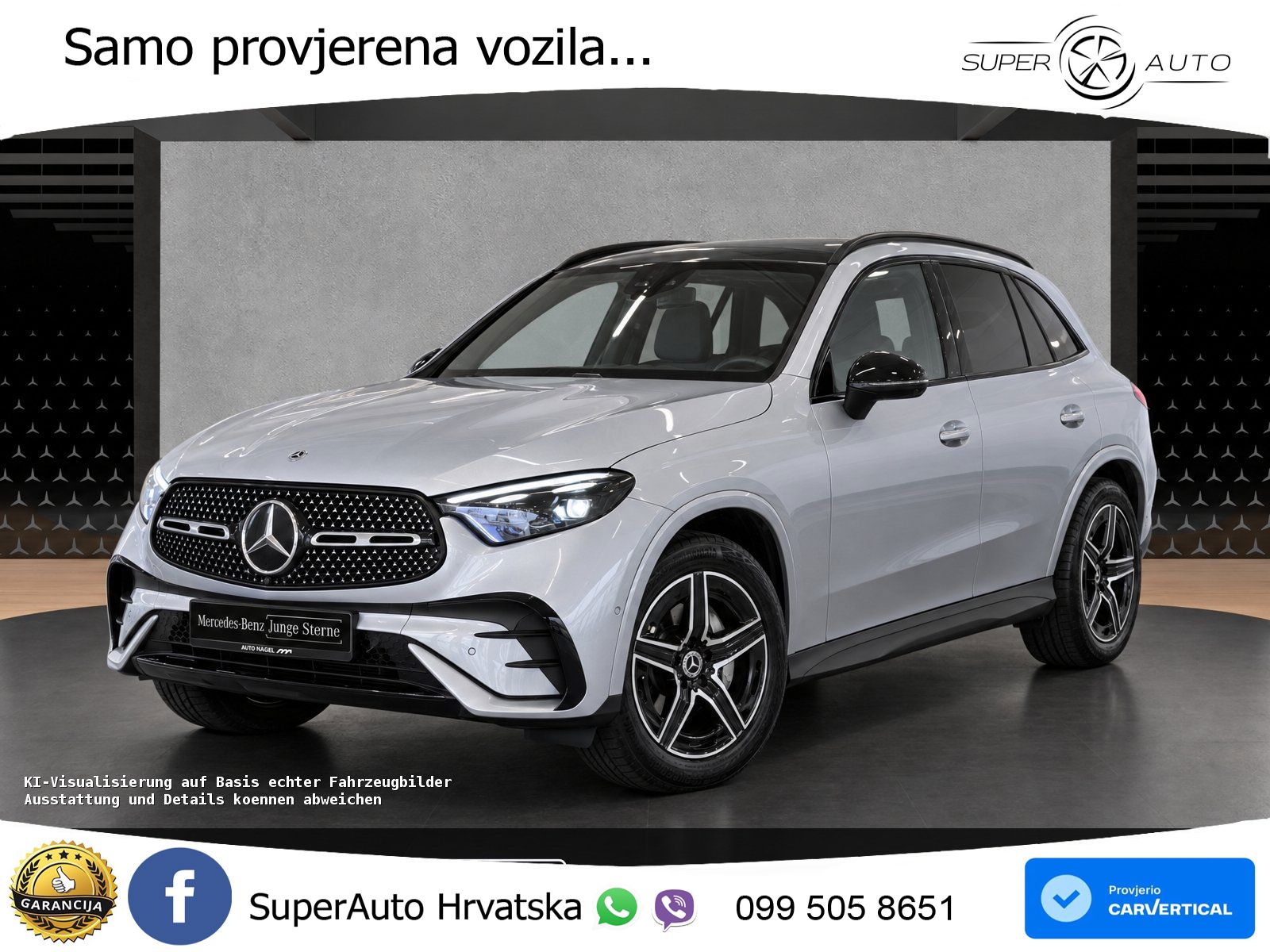 Mercedes GLC 200 (204 KS) 4MATIC 9G-TRONIC AMG ZRAČNI+ACC+GR SJED+360