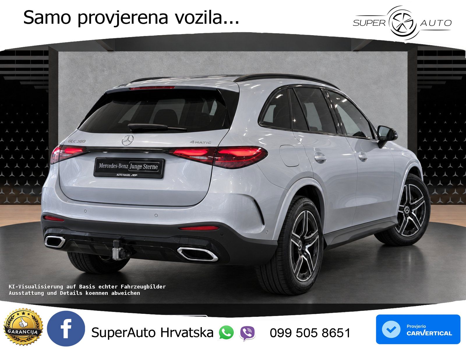 Mercedes GLC 200 (204 KS) 4MATIC 9G-TRONIC AMG ZRAČNI+ACC+GR SJED+360