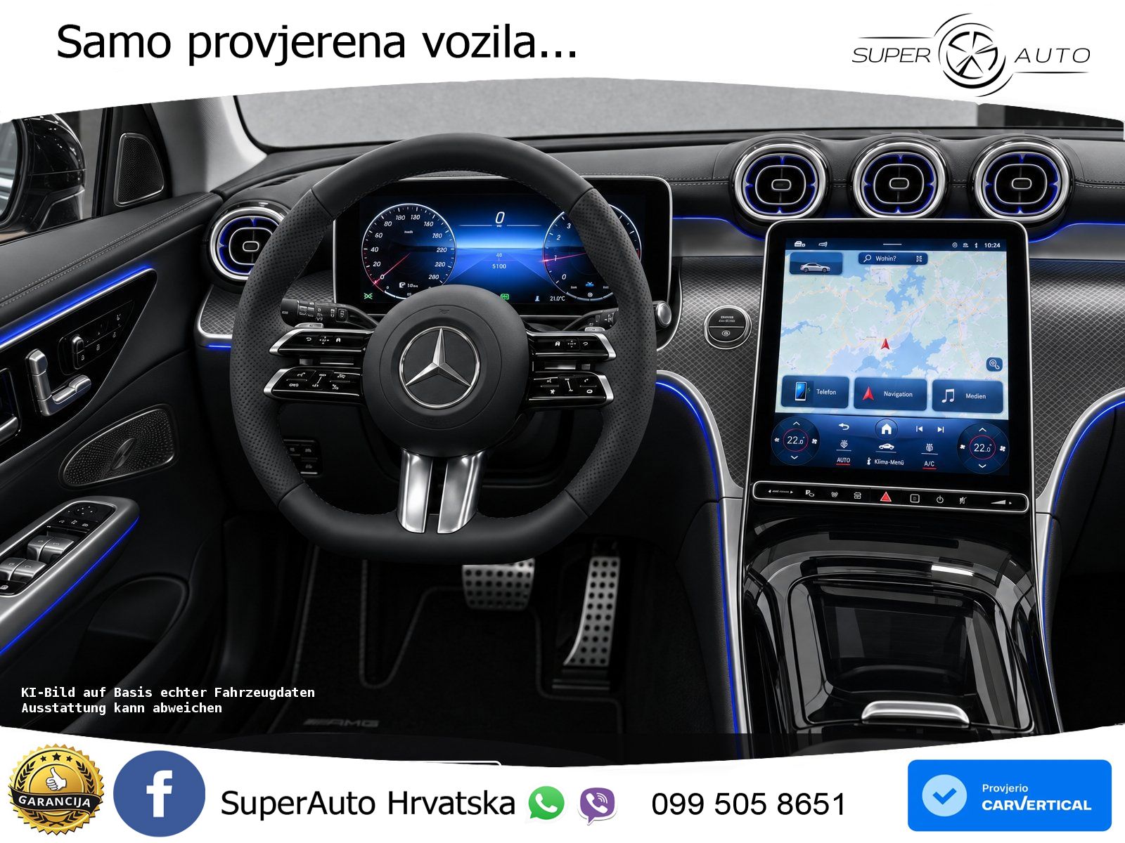 Mercedes GLC 200 (204 KS) 4MATIC 9G-TRONIC AMG ZRAČNI+ACC+GR SJED+360