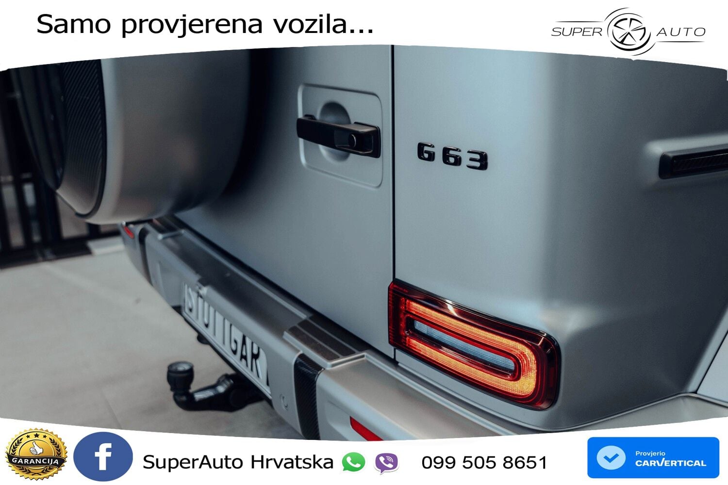Mercedes AMG G 63 Long V8 (585 KS) 4MATIC 9G-TRONIC AMG SPEEDSHIFT TCT LED+GR SJED+ACC