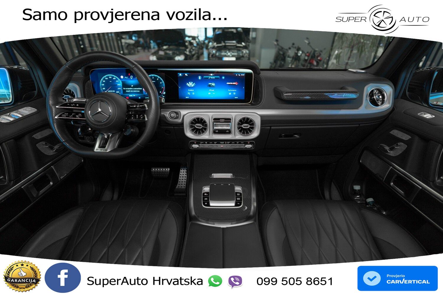Mercedes AMG G 63 Long V8 (585 KS) 4MATIC 9G-TRONIC AMG SPEEDSHIFT TCT LED+GR SJED+ACC