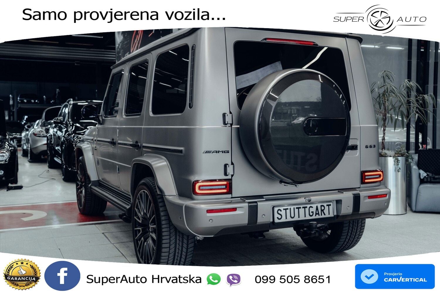 Mercedes AMG G 63 Long V8 (585 KS) 4MATIC 9G-TRONIC AMG SPEEDSHIFT TCT LED+GR SJED+ACC