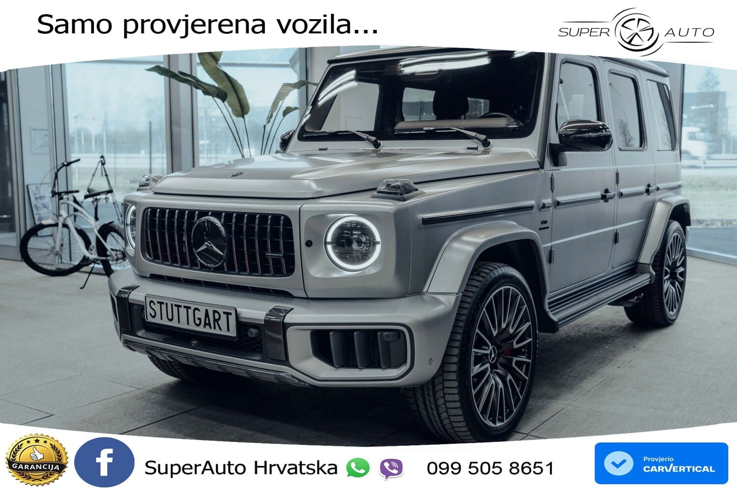 Mercedes AMG G 63 Long V8 (585 KS) 4MATIC 9G-TRONIC AMG SPEEDSHIFT TCT LED+GR SJED+ACC
