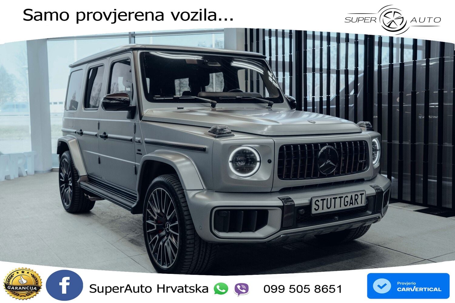 Mercedes AMG G 63 Long V8 (585 KS) 4MATIC 9G-TRONIC AMG SPEEDSHIFT TCT LED+GR SJED+ACC